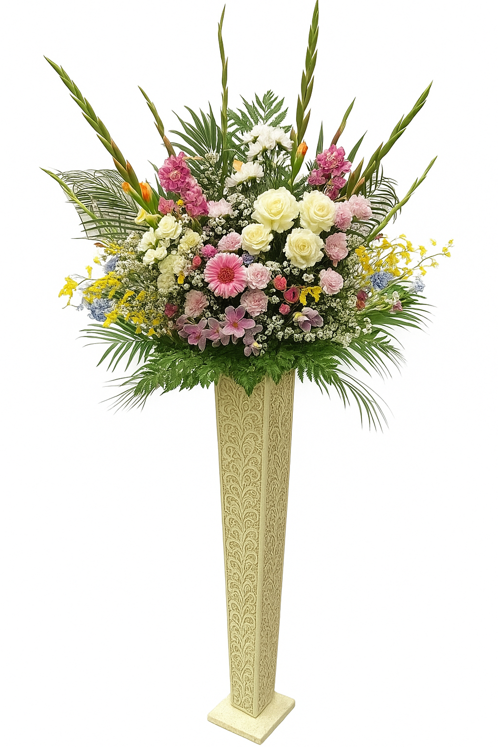 足立区で家族葬メモサが手配する供花