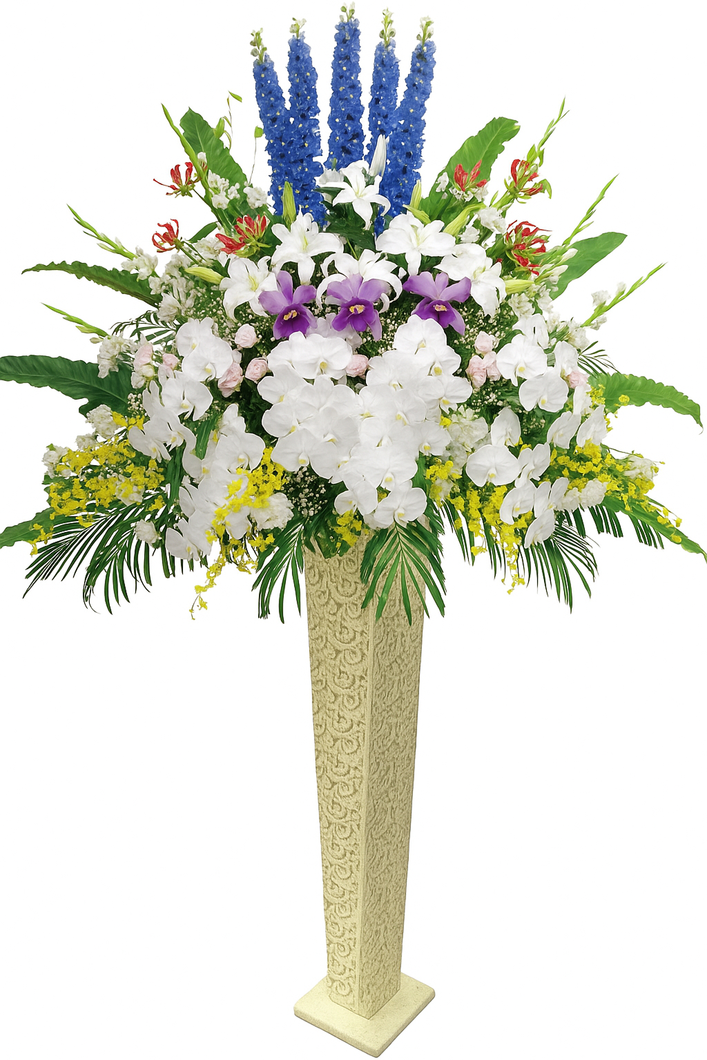 足立区で家族葬メモサが手配する供花
